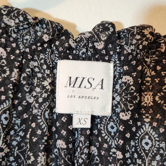 MISA Los Angeles Marcele Bell Sleeve Midi Dress - Picture 11 of 11